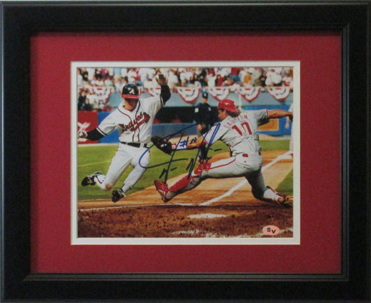 Darren Daulton Philadelphia Phillies Autographed "Tag" 8x10 Photo Framed