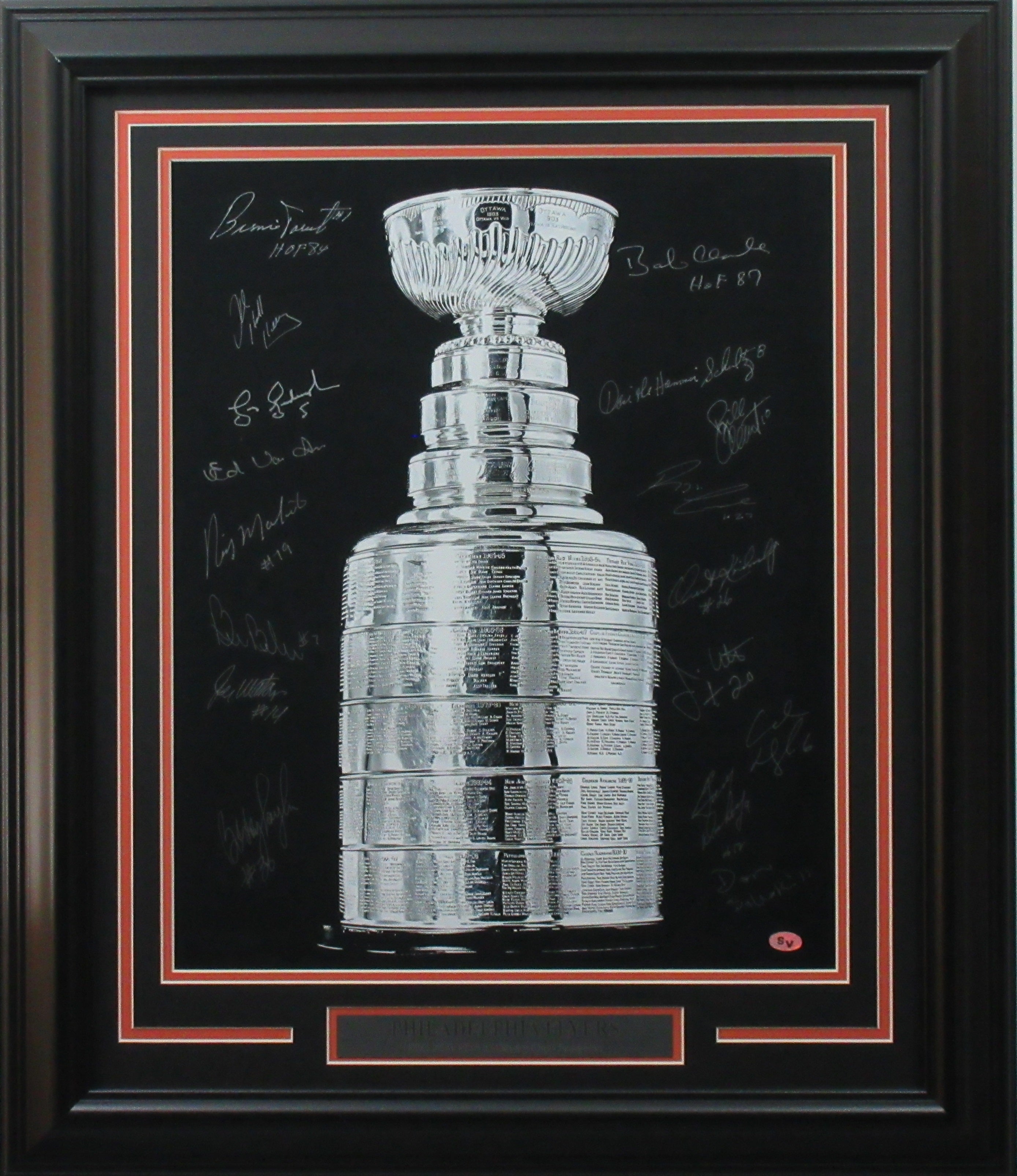 Gary Dornhoefer autographed signed jersey NHL Philadelphia Flyers
