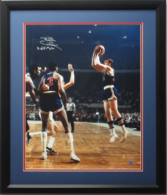 Billy Cunningham Autographed 16x20 Philadelphia 76ers Photo Framed