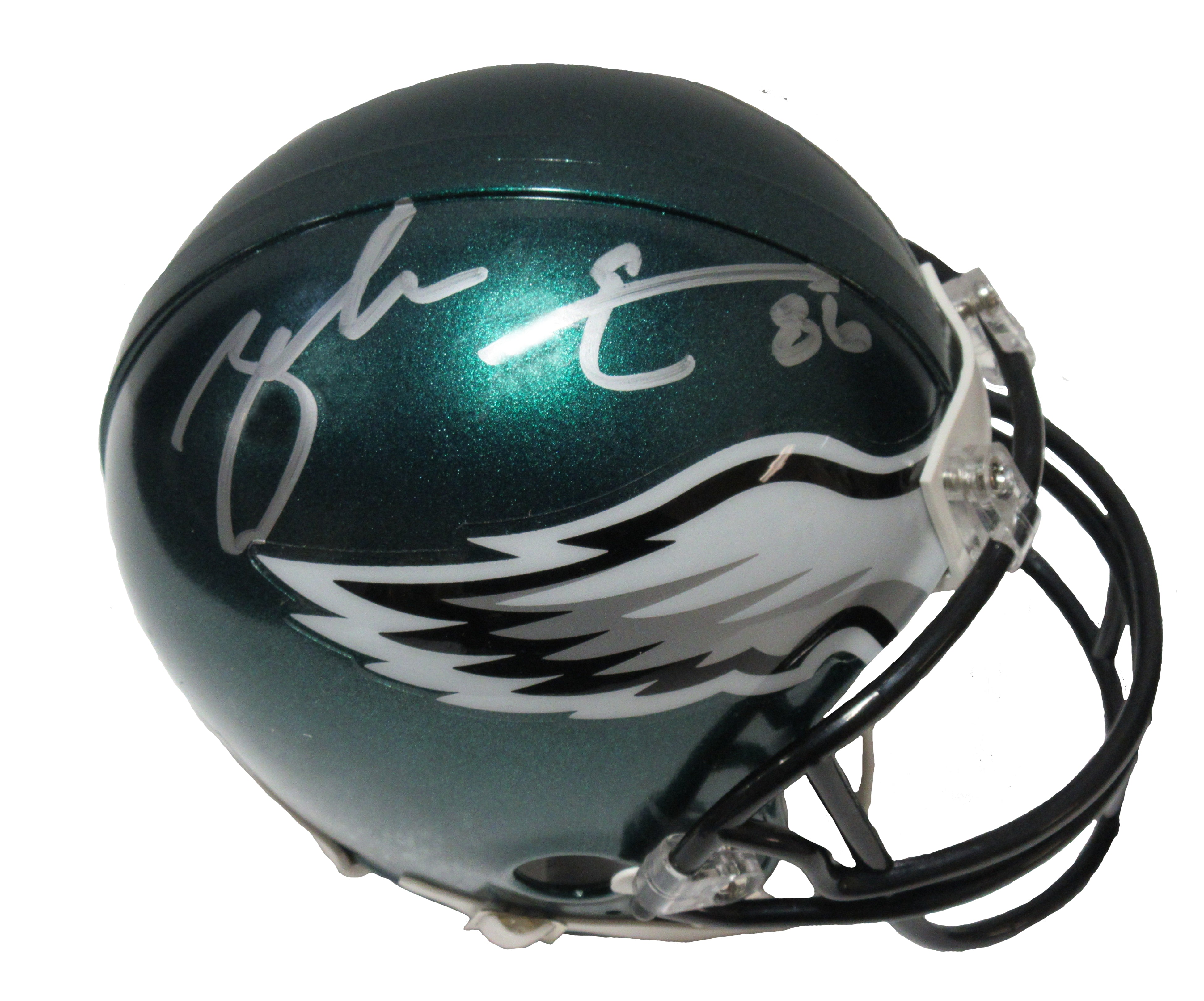 Zach Ertz Autographed Mini store Helmet