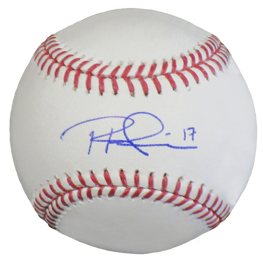 Rhys Hoskins Milwaukee Brewers Autographed Baseball JSA