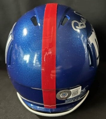 Bill Parcells New York Giant Autographed Mini-Helmet