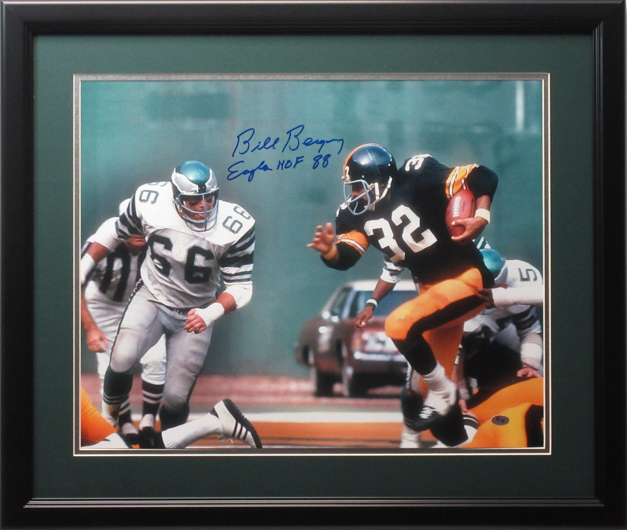 Bill Bergey Philadelphia Eagles Autographed 16x20 "Steelers" Photo Framed