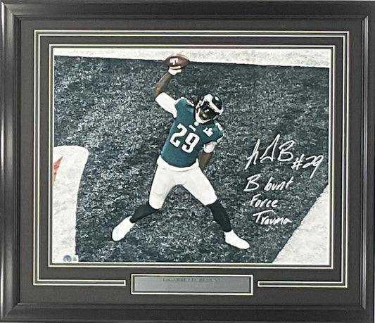 LeGarrette Blount Philadelphia Eagles Autographed 16x20 Photo Framed