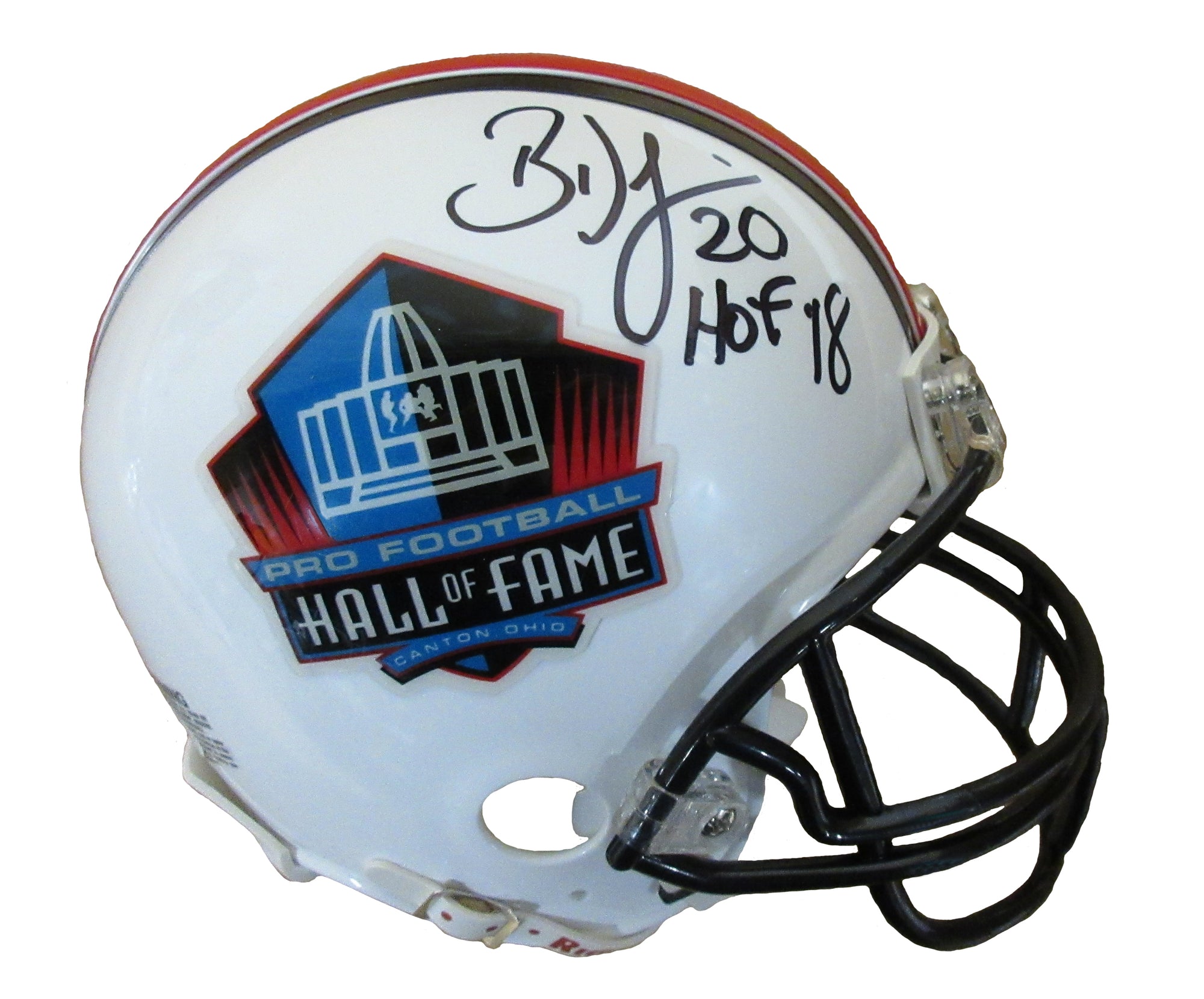 Brian Dawkins Autographed Hall of Fame mini-helmet HOF '18 JSA