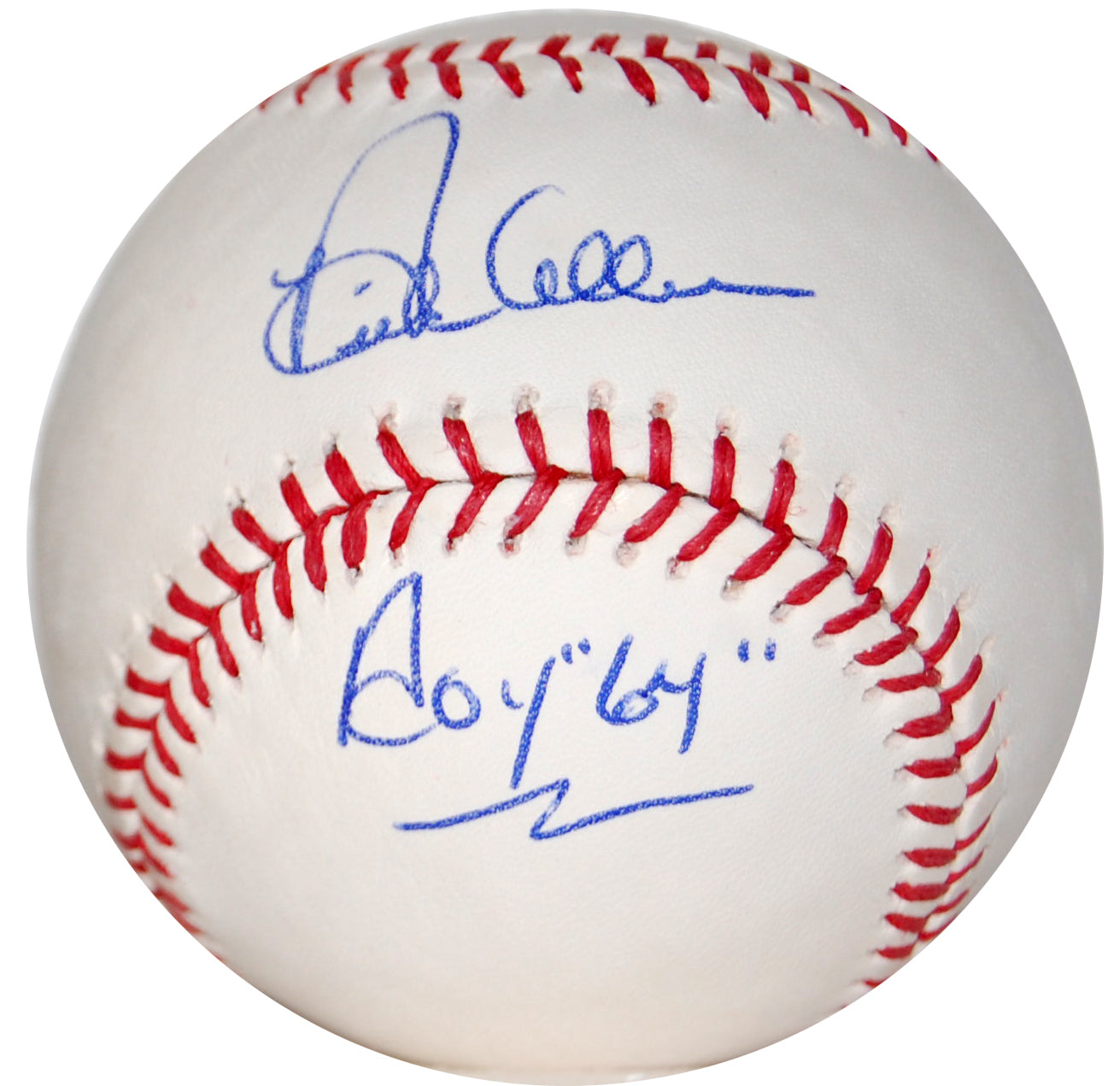 Dick Allen Philadelphia Phillies Autographed MLB Baseball Inscribed "ROY 64"