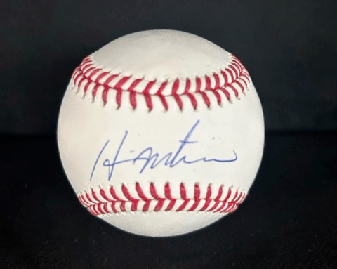 Hideki matsui autographed deals baseball