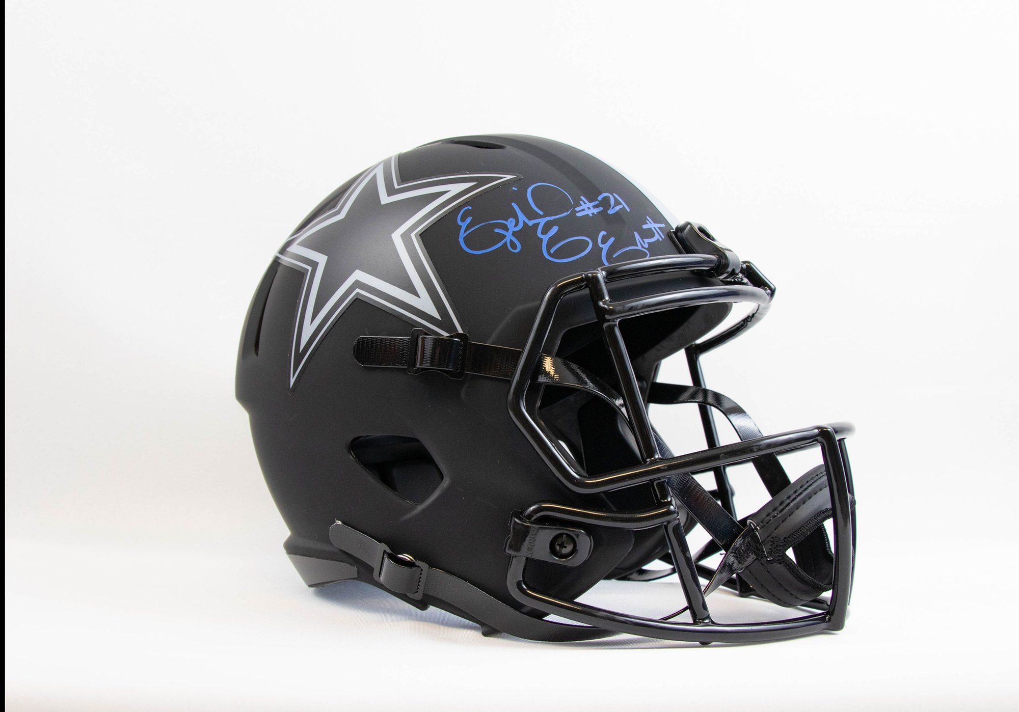 Ezekiel Elliott Autographed Dallas Cowboys Eclipse Replica Helmet