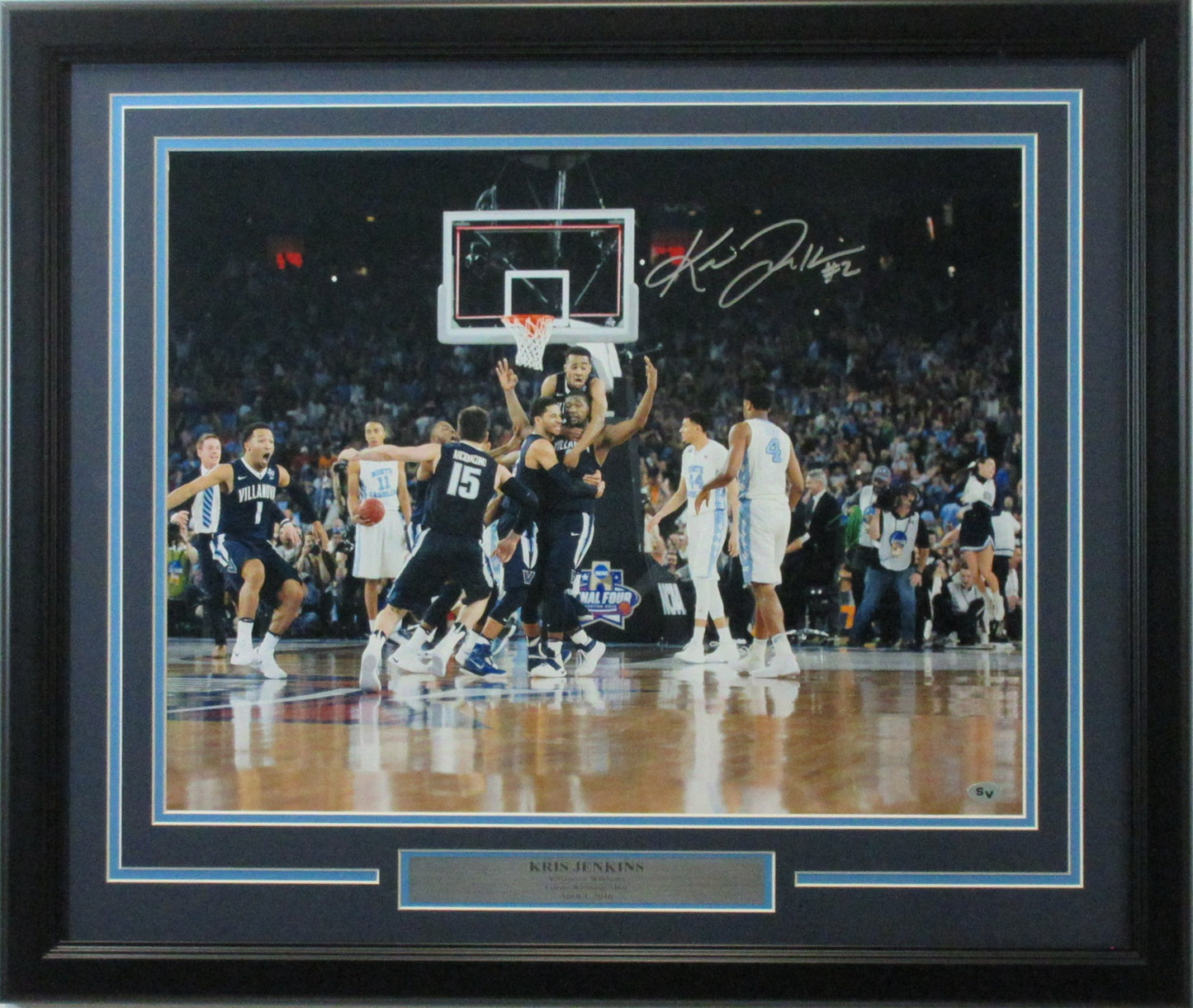 Kris Jenkins Autographed 16x20 Villanova Wildcats "Celebration" Photo