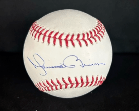 Bernie Williams New York Yankees Autographed Baseball - Sports Vault Shop