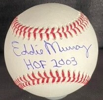 Eddie Murray Autographed and Framed White Orioles Jersey