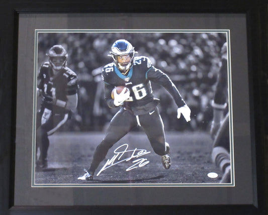 Miles Sanders Autographed 16x20 "Spotlight" Photo Framed JSA