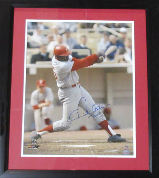 Dick Allen Autographed 16x20 Philadelphia Phillies Photo Framed