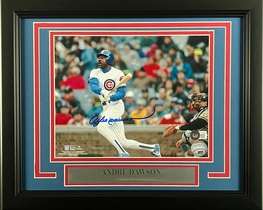 Andre Dawson Chicago Cubs Autographed 8x10 Photo Framed