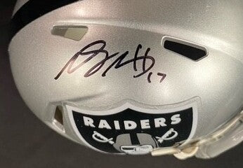 Davante Adams Autographed Las Vegas Raiders Mini-Helmet