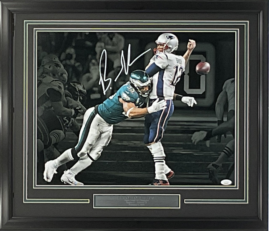 Zach Ertz 16x20 Autographed SB LII Color Dive TD Photo Framed - Sports  Vault Shop