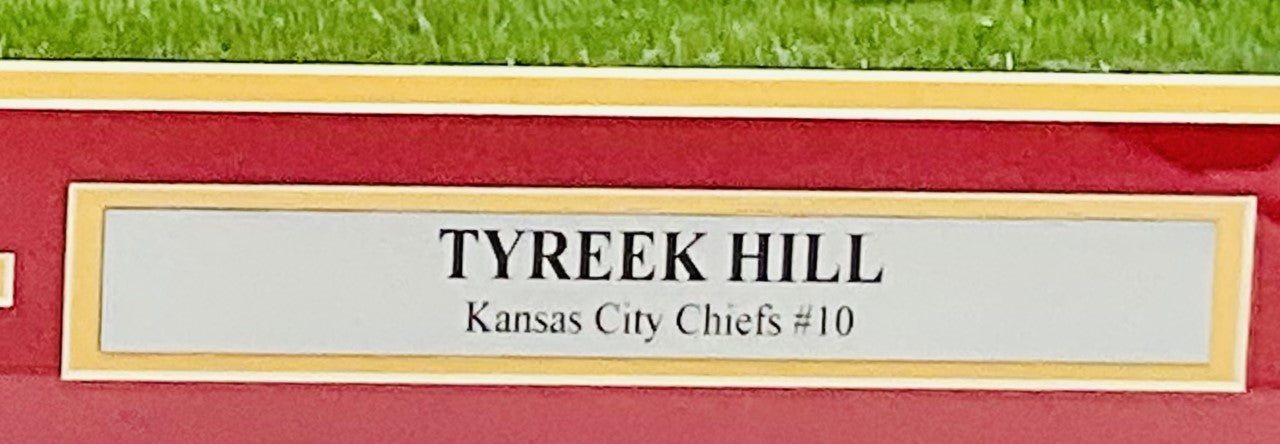 Tyreek Hill Autographed 16x20 Kansas City Chiefs Photo Framed