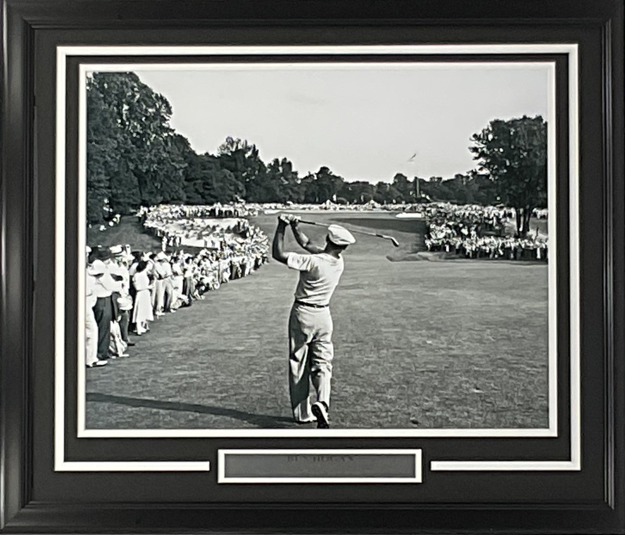 Ben Hogan "One Iron At Merion" Framed Photo