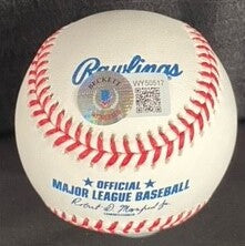 Ivan Rodriguez Autographed Official Major League Baseball Beckett COA