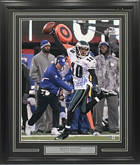 DeSean Jackson Philadelphia Eagles Autographed "Miracle III" Photo Framed