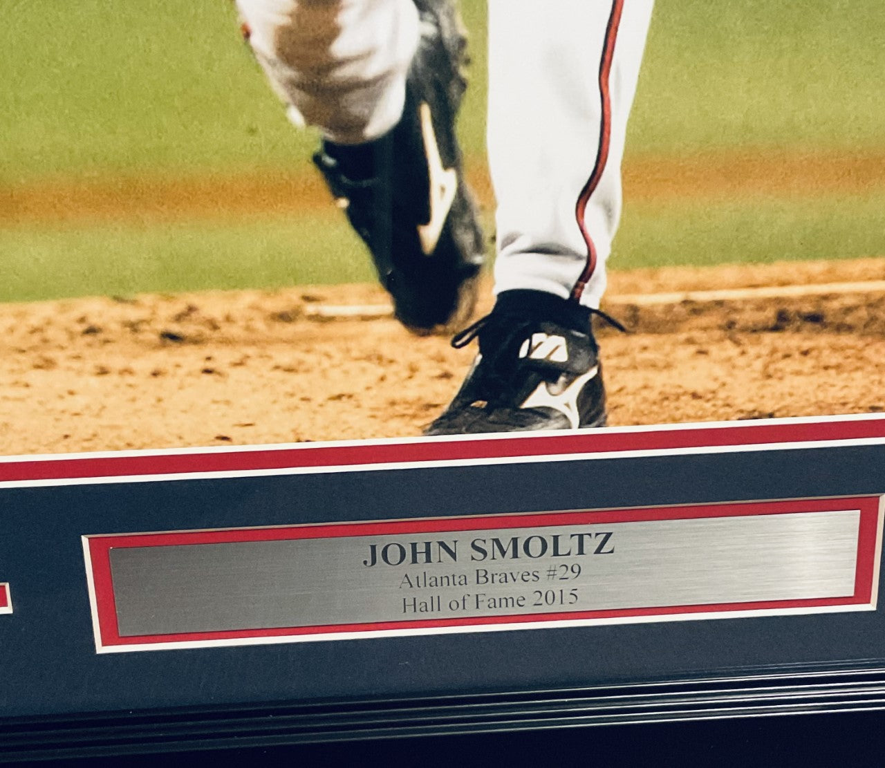 John Smoltz Alanta Braves Autographed 16x20 Photo Framed