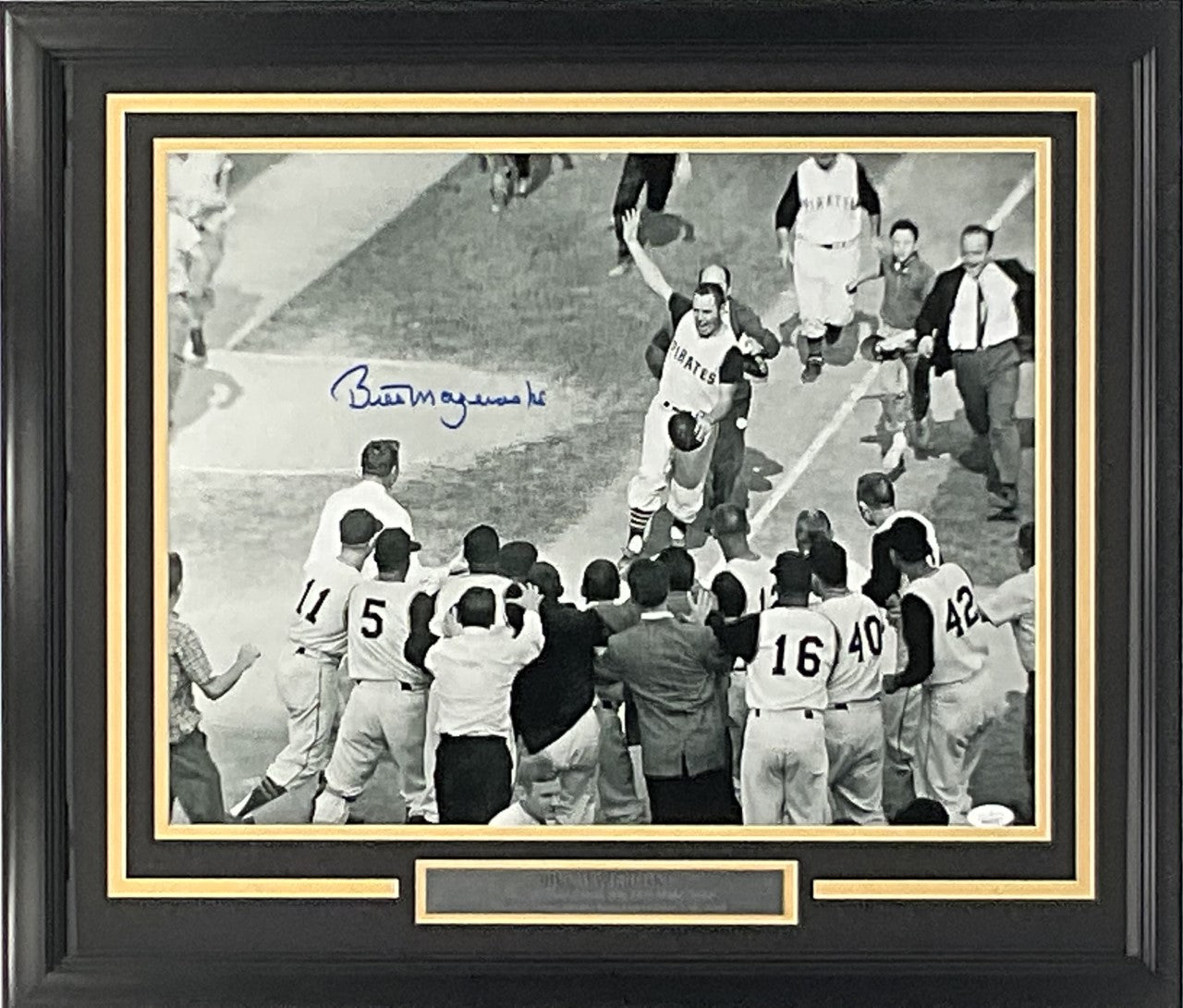 Bill Mazeroski Pittsburgh Pirates Fanatics Authentic 12 x 15 Hall of Fame  Career Profile Sublimated Plaque