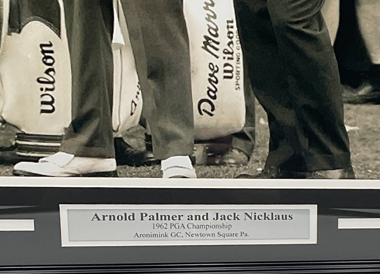 Arnold Palmer & Jack Nicklaus 1962 PGA Championship 16x20 Photo Framed