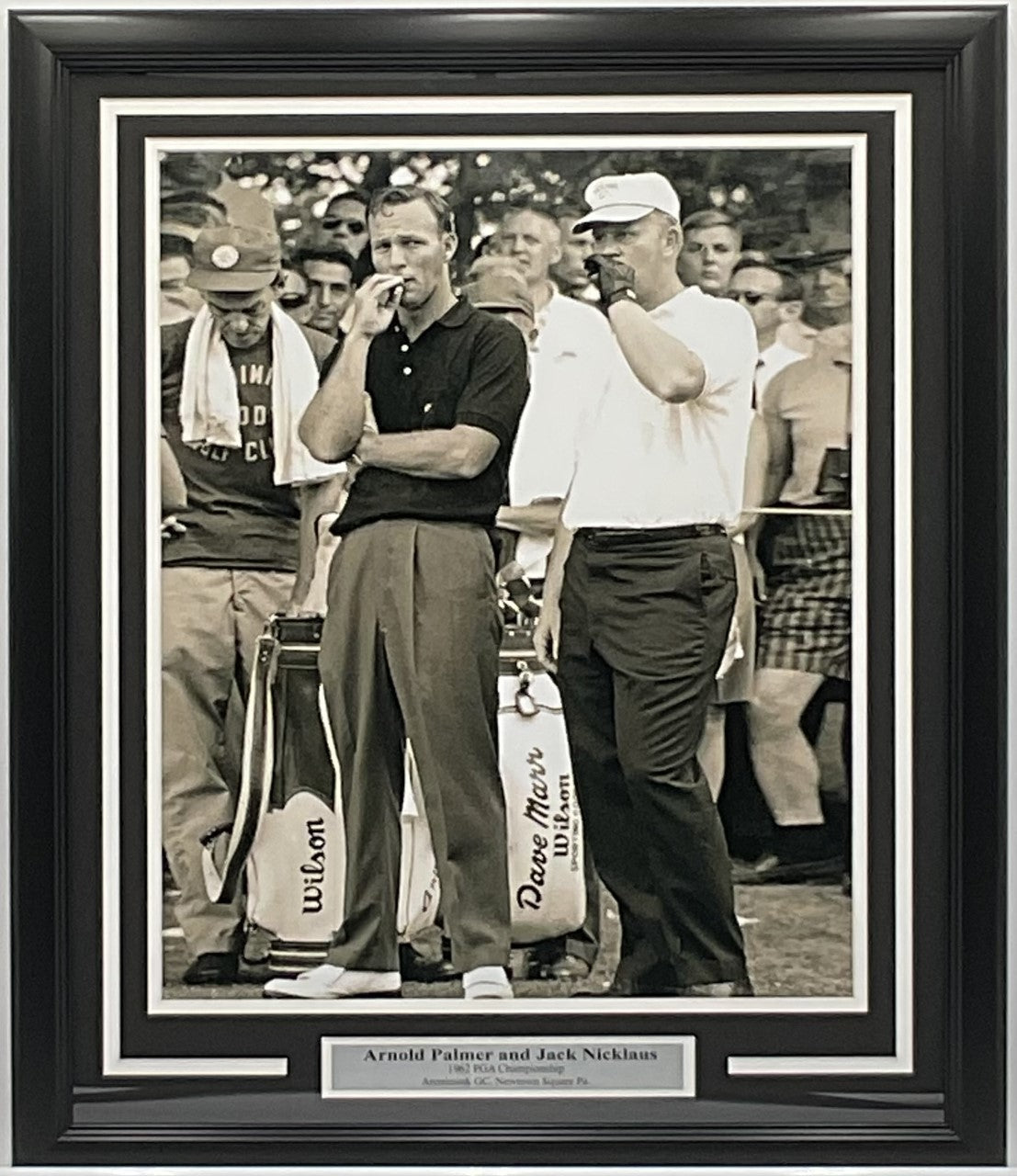Arnold Palmer & Jack Nicklaus 1962 PGA Championship 16x20 Photo Framed