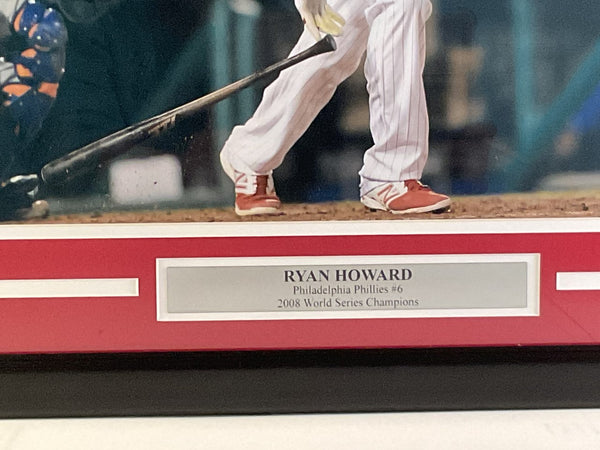 Ryan Howard Inscriptions Ryan Howard Autographed 16x20 Philadelphia Phillies Photo Framed ...