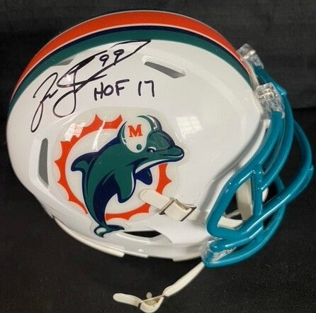 Jason Taylor Signed Miami Dolphins Eclipse Speed Mini Replica Football deals Helmet (J