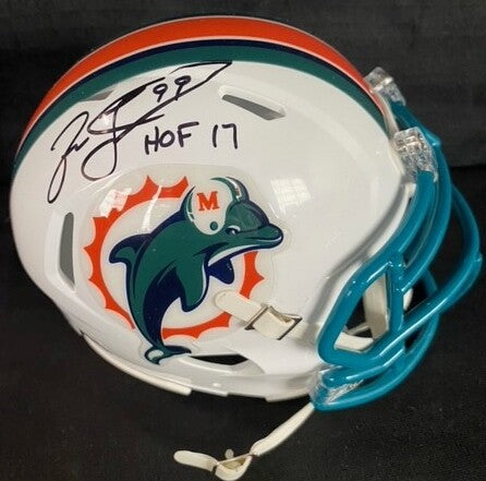 Jason Taylor Miami Dolphins Autographed Mini-Helmet Beckett